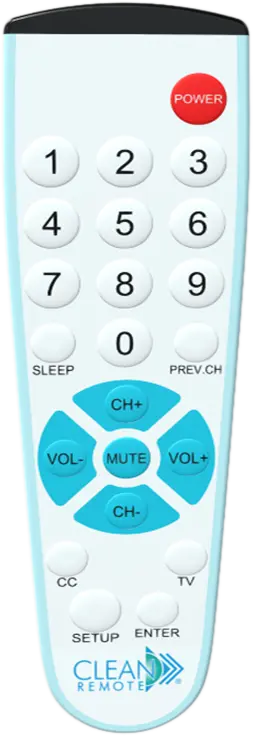 Clean Remote CR1 Universal TV Remote