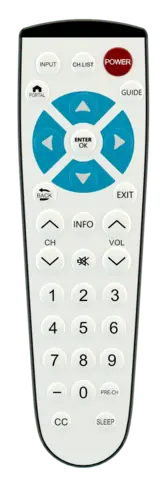 Clean Remote CR4-2 Full-Function Remote, White Keypad