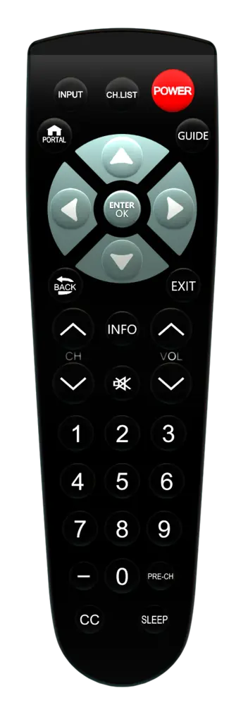 Clean Remote CR4B-2 Full-Function Remote, Black Keypad